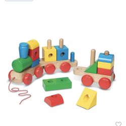 Melissa and Doug Jumbo Wooden Stacking Train