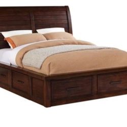 Gently Used Holland House Sonoma Queen Platform Storage Bed
