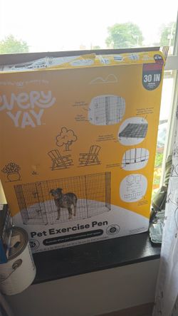 30in dog play pen