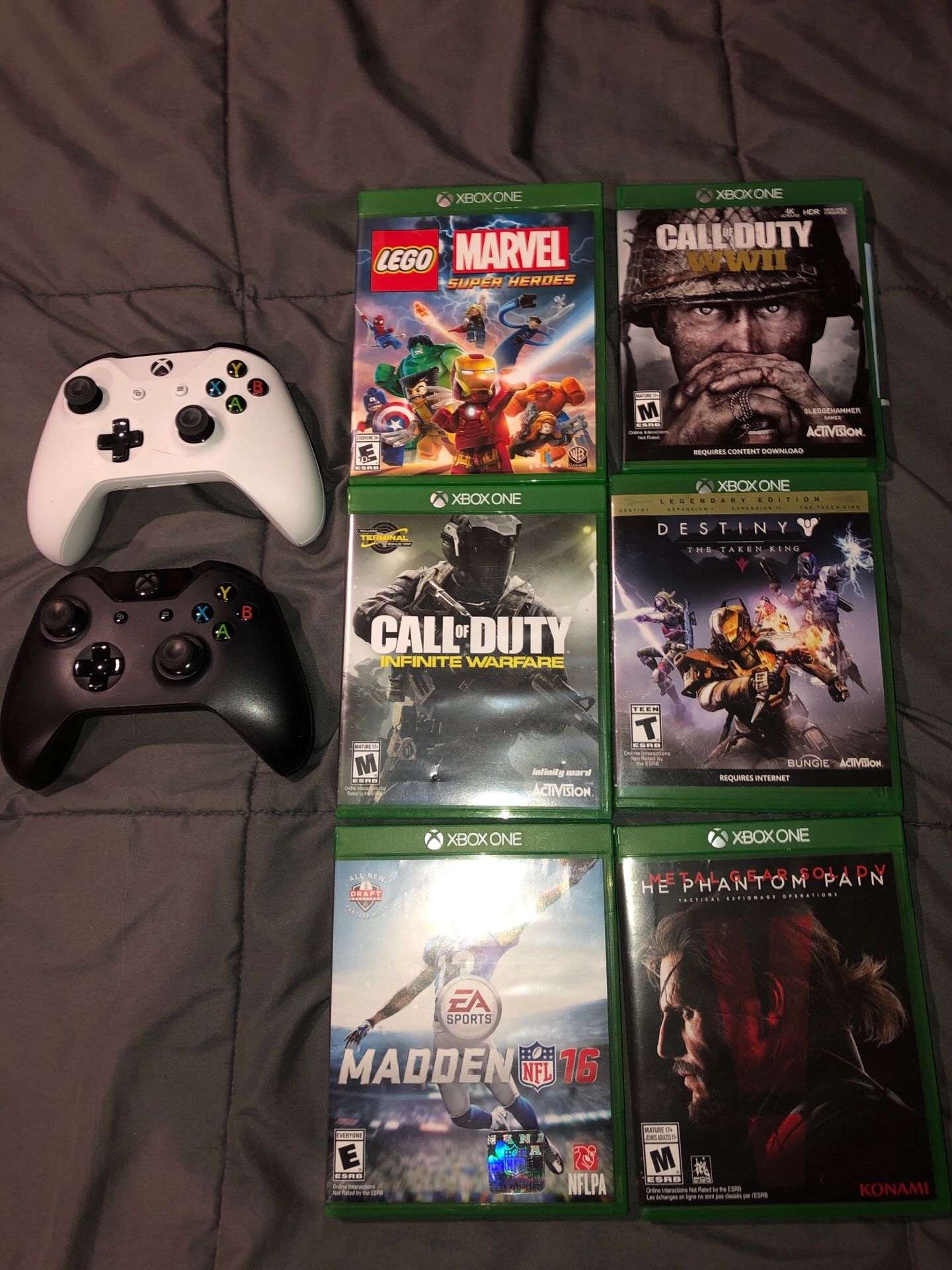 Xbox games and controllers