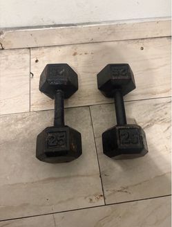 dumbbell 25 pounds for 45$