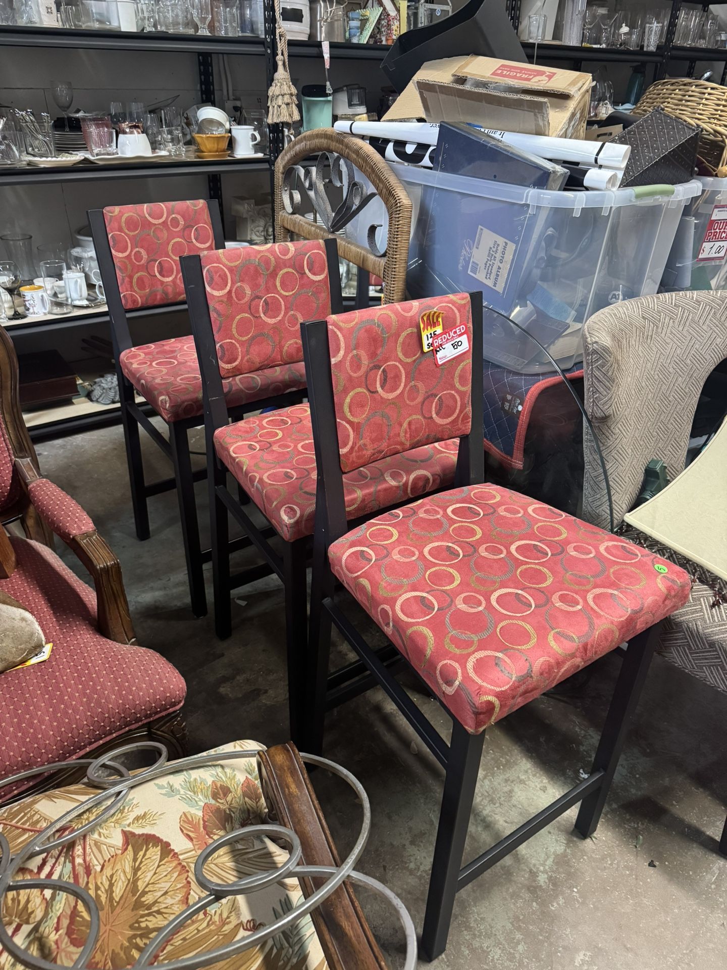 3 Bar Stools - Excellent Condition