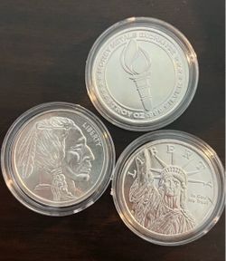3 ounces fine silver