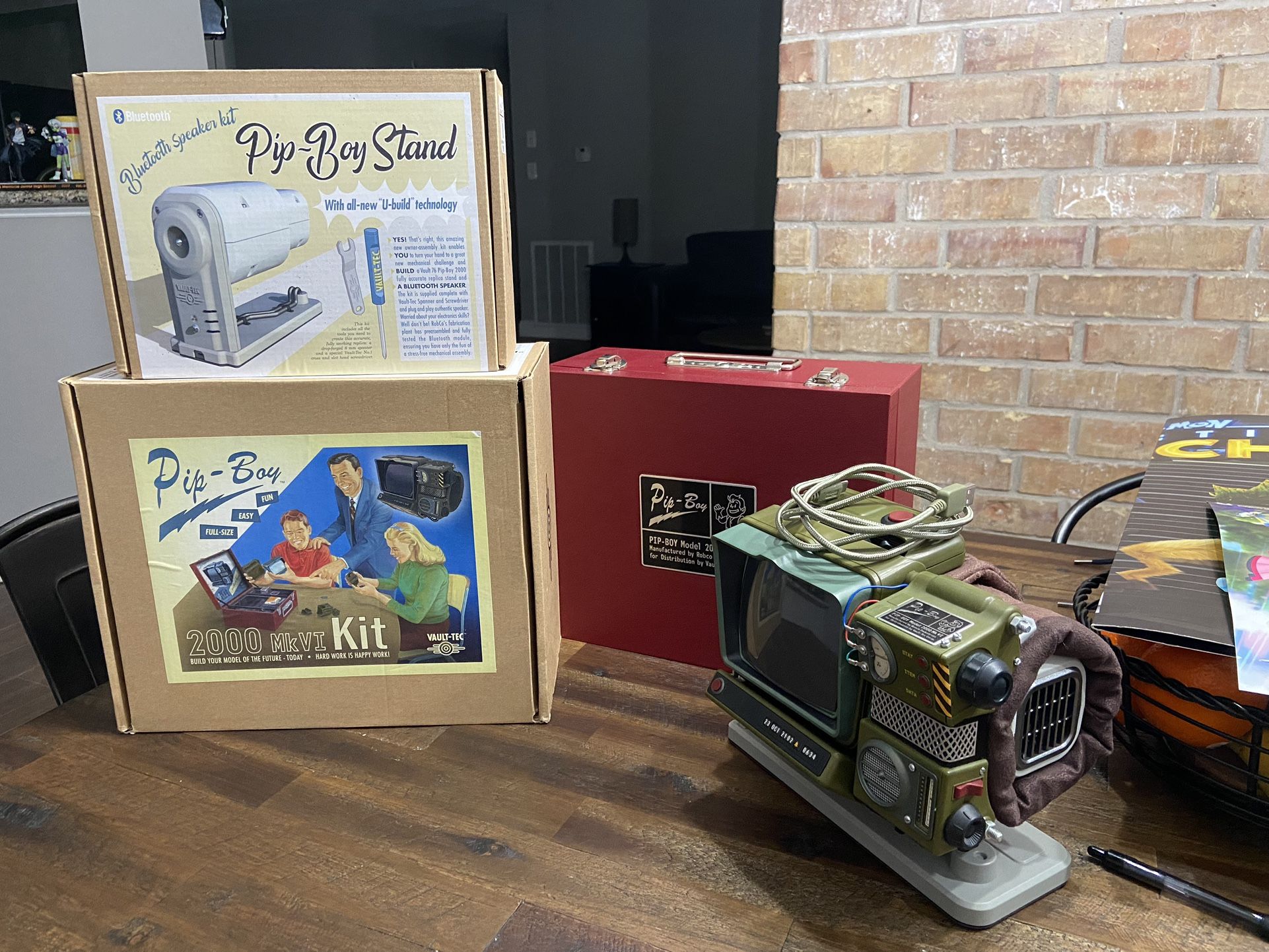 Playstation Xbox Pc Fallout 76 Styled Pip Boy Pre Assembled.
