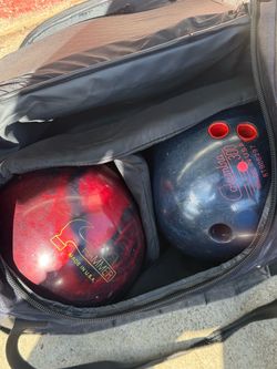 Hammer and Columbia 300 Bowling Balls with Bag