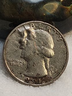 #804 Quarter 1991 coin