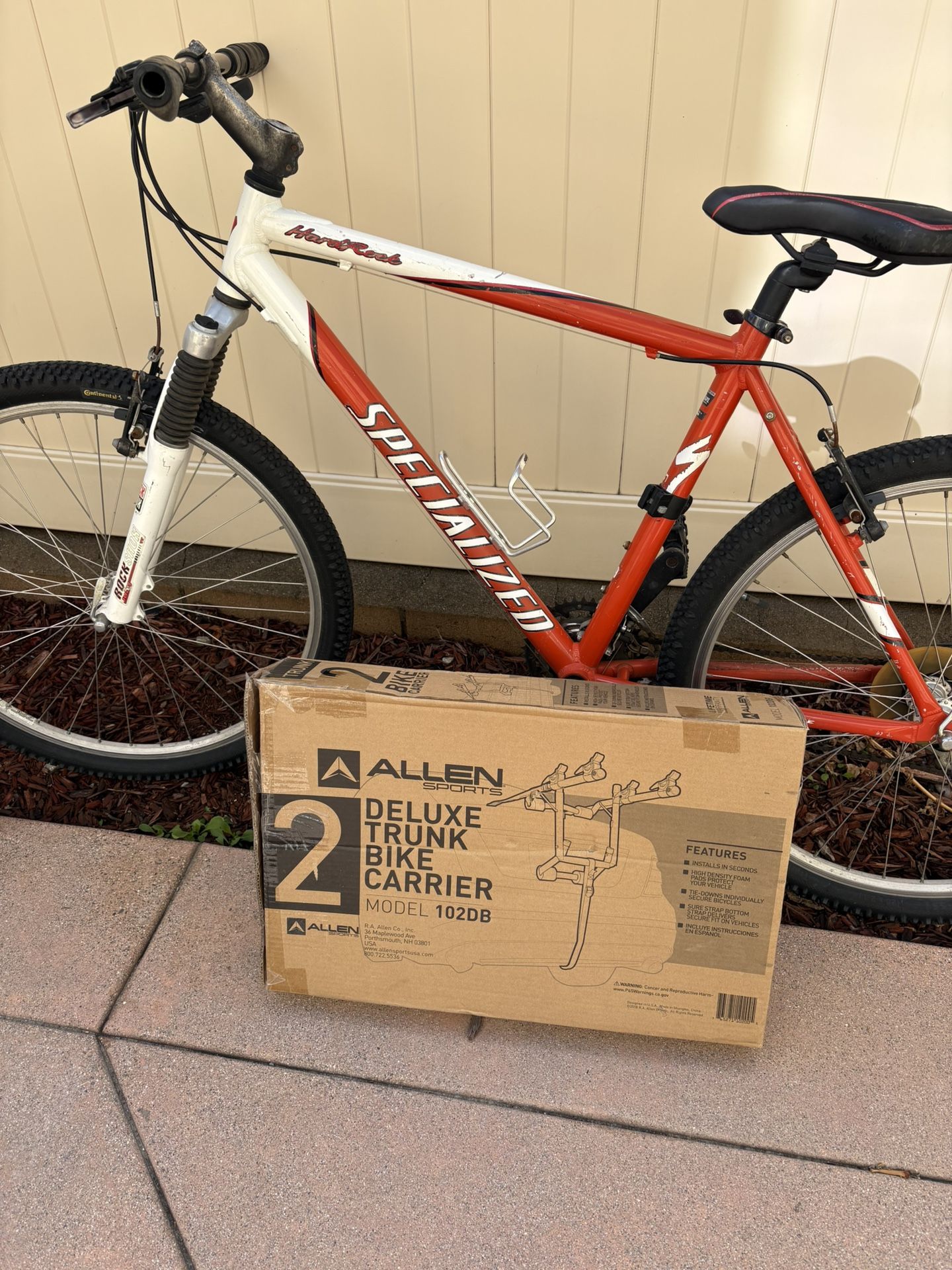 2-Bike Trunk Mount Rack Carrier