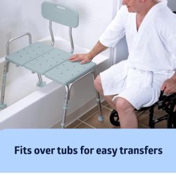 Pro Basics, 300lb Heavy Duty, Adult Shower Transfer Bench Bathroom Medical equip