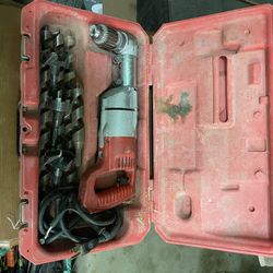 Electric Angle Dril Complete With Bits Set