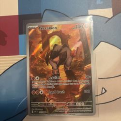 Terrakion illustration Rare