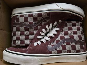 Vans SK8-Hi Checkerboard High-Top Sneakers
