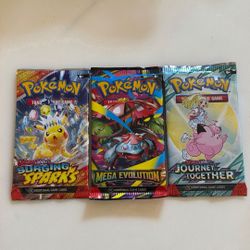 New Pokemon booster packs 3 for $25!