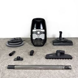 Miele Blizzard CX1 Electro+ Bagless Canister Vacuum Cleaner w/ Attachments