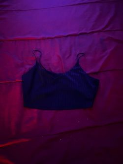 Shein Black Spaghetti Strap Crop Top