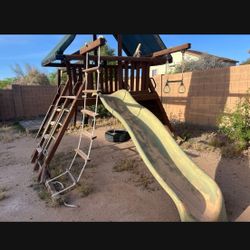 FREE play Set With Slide And Swings