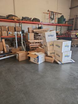 Cardboard and pallets pick up only