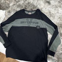 Harley Davidson Sweater/ Top Motorcycle. Size XL