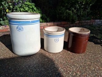 Stoneware crock
