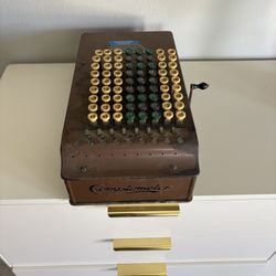 Antique Felt & Tarrant Comptometer Mechanical Adding Machine – Vintage Calculator