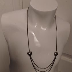 Hearts Multi Strand Necklace 