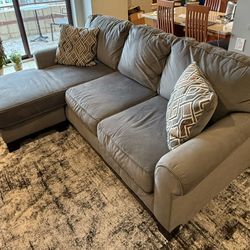 Blue / Gray Couch 