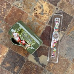 Snow White Disney Mug And Collectible Watch