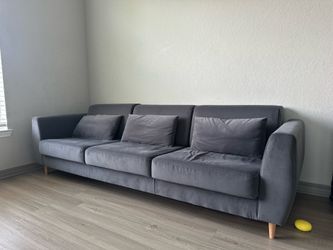 IKEA 3-Seat Sofa – Dark Grey / Charcoal (Great Condition)