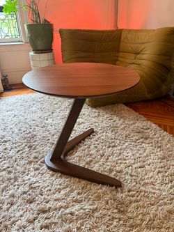 Mid-Century Modern Wood Side Table