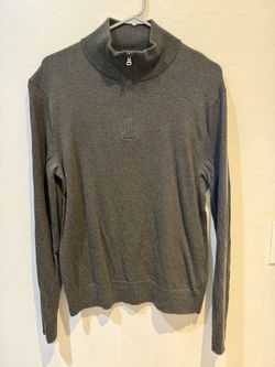 Banana Republic Quarter Zip Men’s 100% Merino Wool