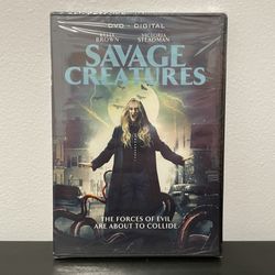 Savage Creatures DVD NEW SEALED Horror Vampire Zombie Alien Movie Unrated 2019