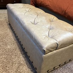 Upholstered Storage Ottoman