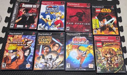 8 Playstation 2 games