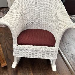 Antique Kids Rocking Chair