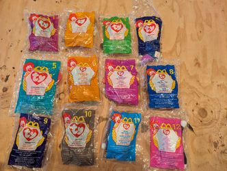 McDonald's Ty Beanie Babies.