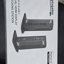 Plugable USB 3.0 & USB-C Dual HDMI Docking Station