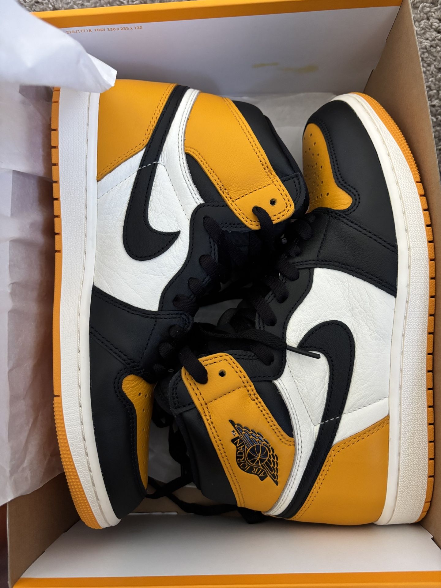 Jordan 1 Taxi Size 10