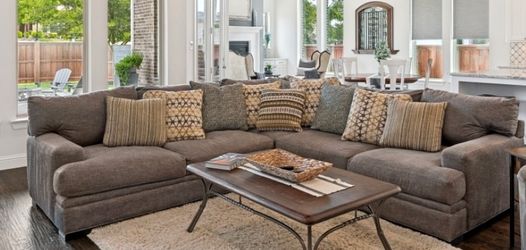 Gray sectional sofa