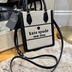 NWT Kate Spade Canvas Handbag