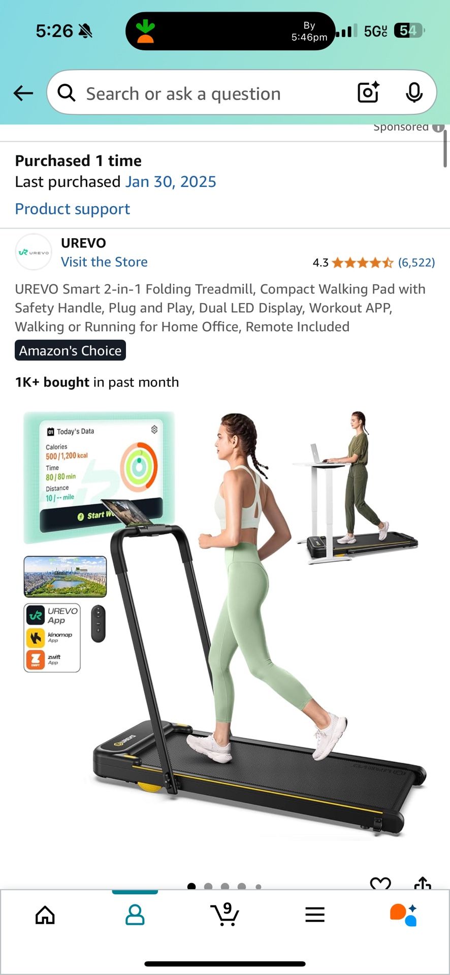 Folding Treadmill