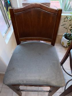 Set of 3 Powell Wood Barstools - 30 in Seat Height