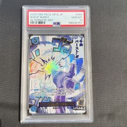2025 ONE PIECE OP12 JP BOEUF BURST ALTERNATE ART PSA #060 GEM MT 10