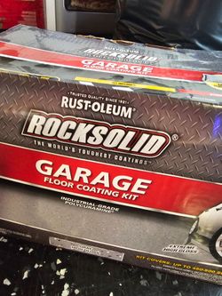 Rust-oleum Rock Solid epoxy gray