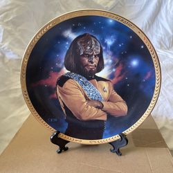 Lieutenant Worf Star Trek The Next Generation Hamilton Plate