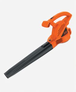 BLACK+DECKER Electric Leaf Blower, Handheld Blowers for Lawn Care, Lightweight, 180 MPH 180 CFM, 7-Amp, Corded (LB700)