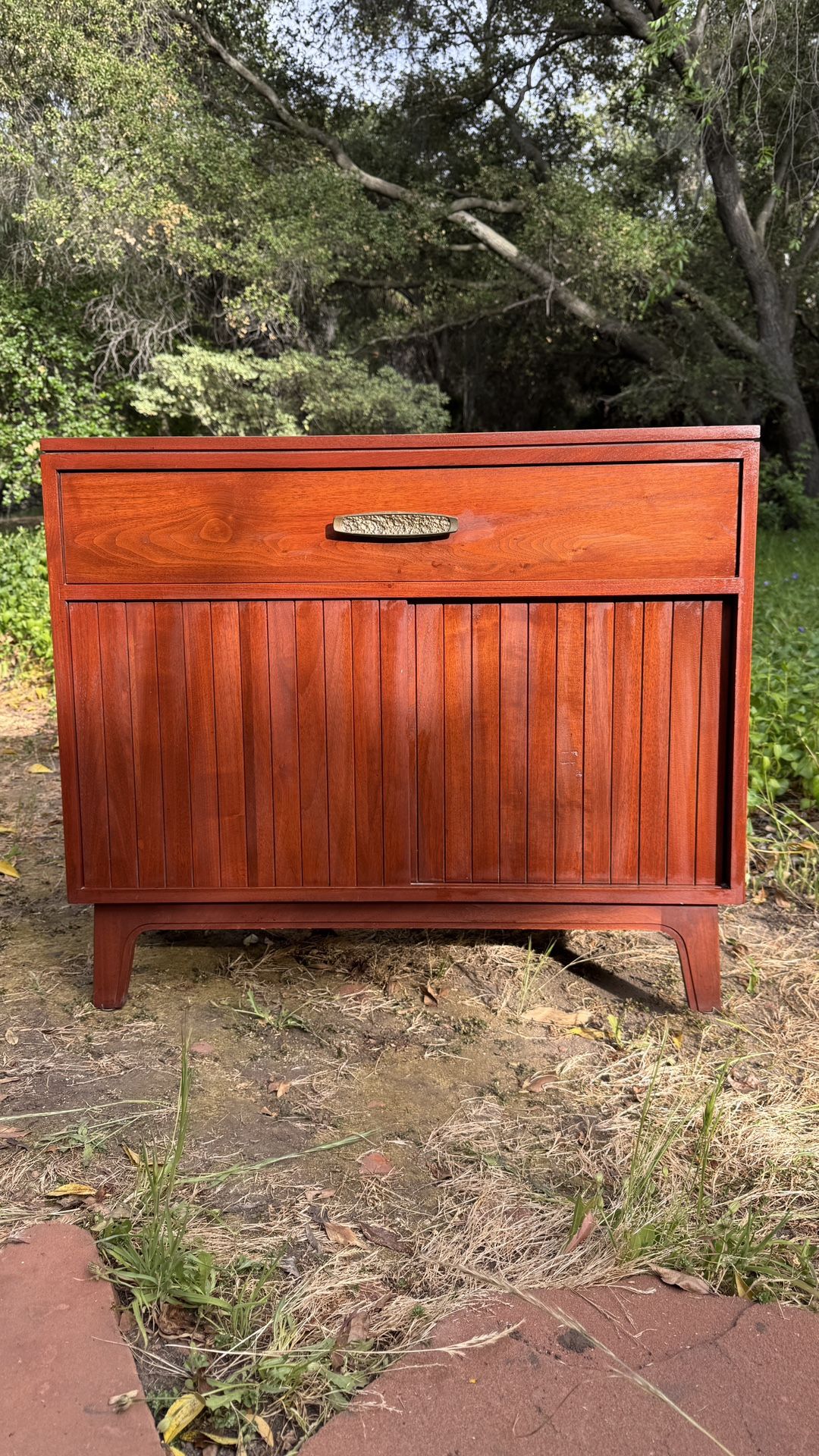Mid Century Modern Walnut Cabinet