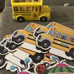 Cocomelon Wooden Cutouts Cocomelon Bus