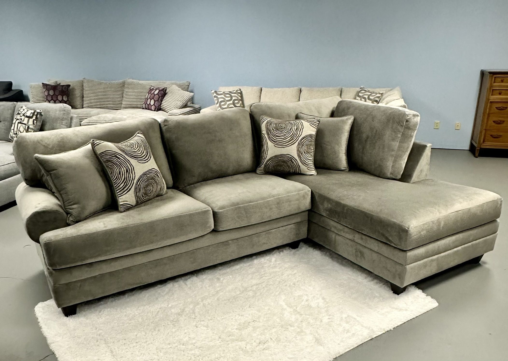 Plush Sectional