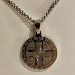 Round Cross Pendant