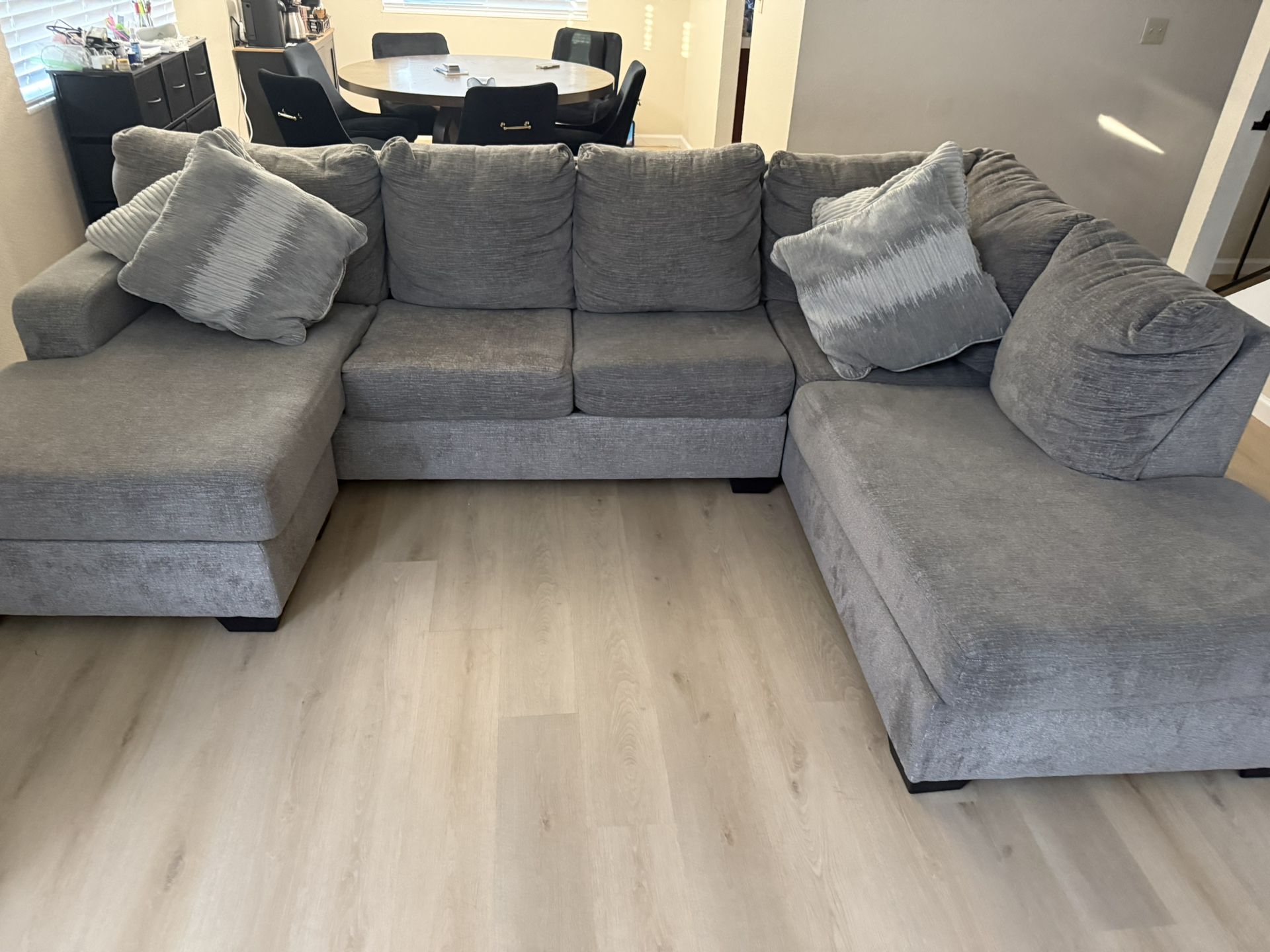 Ashley’s Sectional And Swivel Chair