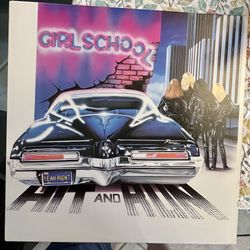 GIRLSCHOOL - HIT AND RUN VINYL